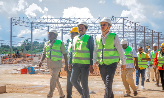 Tanzanian Minister of Industry and Trade Visits Twyford Float Glass Factory